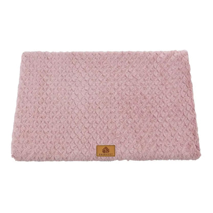 3D Foam Pet Bed with Removable Washable Faux Fur Cover Orthopedic Waterproof Dog Bed for Crate Anti-Slip Bottom Dog Bed